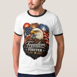 Camiseta Libertad para Siempre – Águila Calva Realista 4 de
