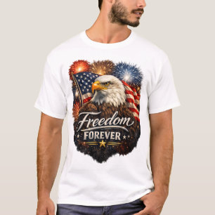 Camiseta Libertad para Siempre – Águila Calva Realista 4 de