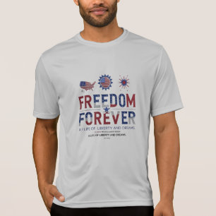 Camiseta Libertad para siempre - Audaz Tee Deportivo de Est