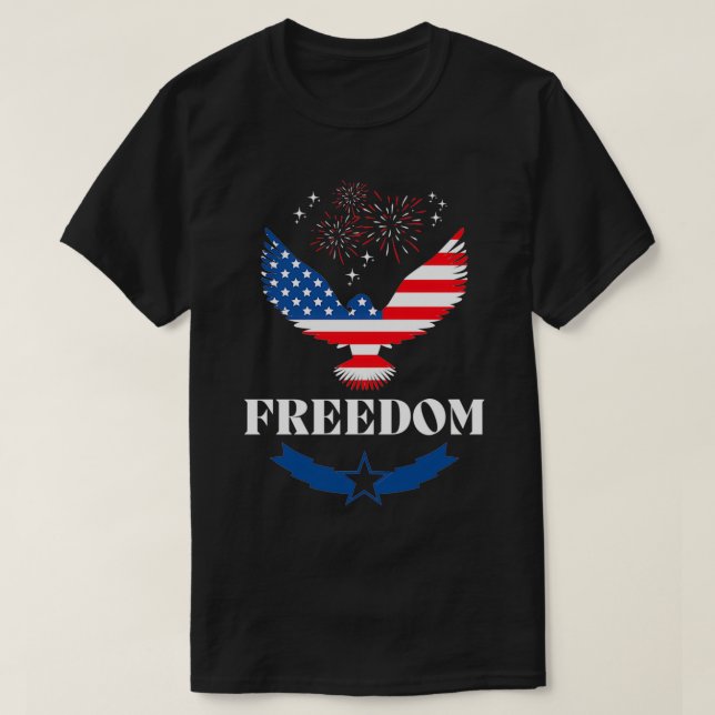 Camiseta Libertad por el Día de la Independencia (Diseño del anverso)