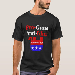 Camiseta Libertad Por Elección De Un Arma Anti Idiota En Pi