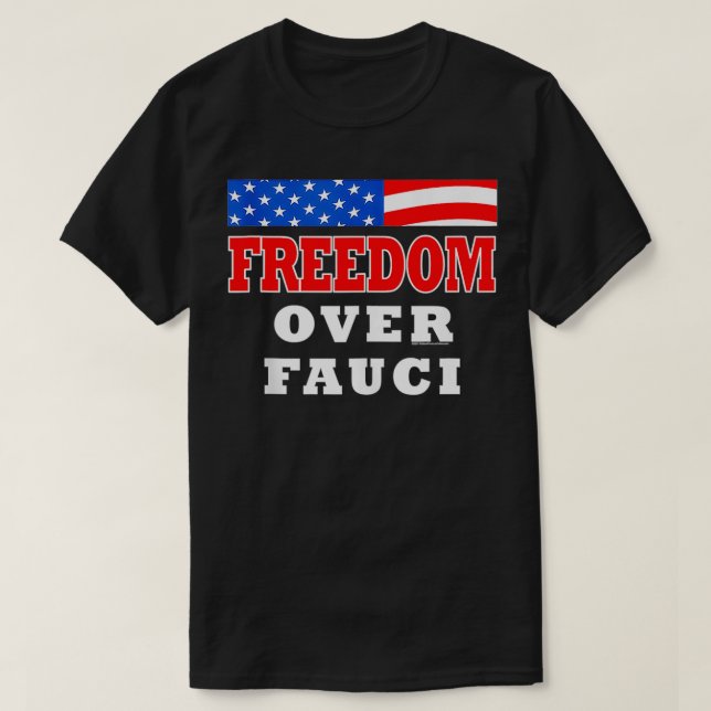 Camiseta Libertad por Fauci Funny (Diseño del anverso)