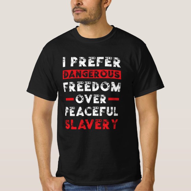 Camiseta Libertad por miedo (Anverso)