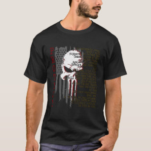 Camiseta Libertad por miedo Pro juego Bandera de Estados Un