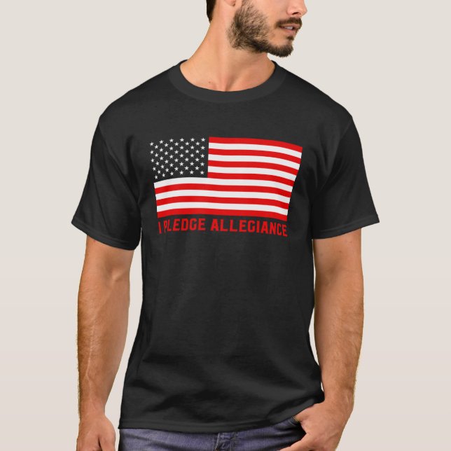 Camiseta Libertad por miedo Pro juego Bandera de Estados Un (Anverso)