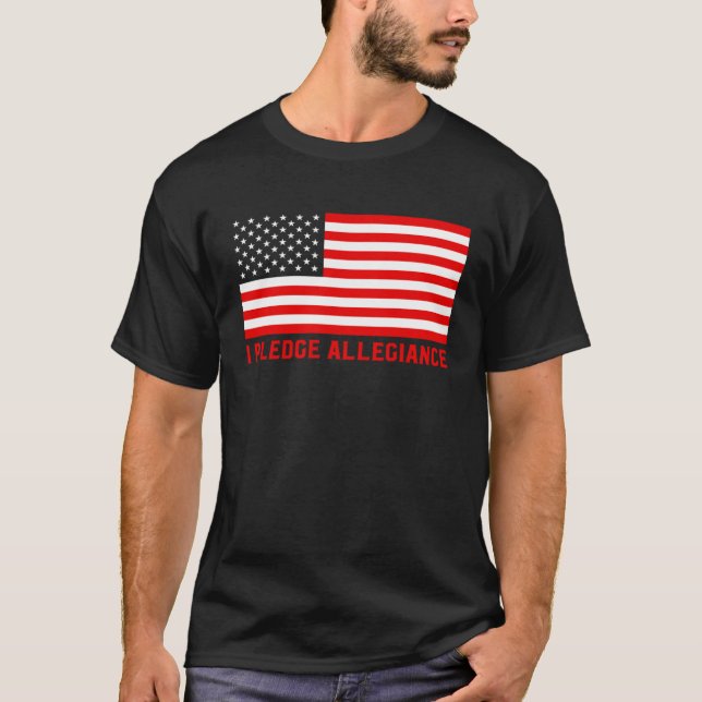 Camiseta Libertad por miedo Pro juego Bandera de Estados Un (Anverso)