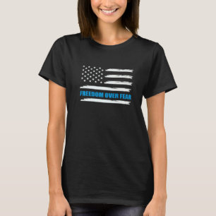 Camiseta Libertad Por Miedo Veterano Soldado De Bandera Est