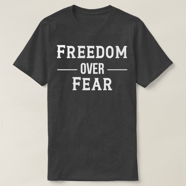 Camiseta LIBERTAD POR TEMOR A LOS Veteranos (Diseño del anverso)