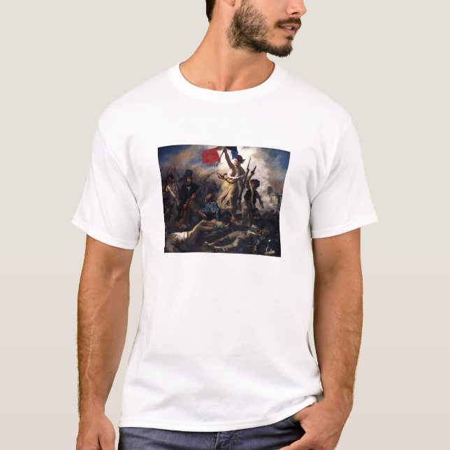 Camiseta Libertad que lleva a la gente -- Revolución (Anverso)