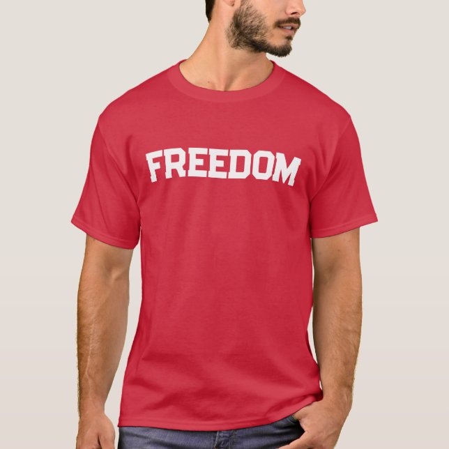 Camiseta Libertad Roja (Anverso)