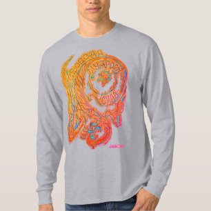 Camiseta Libertad, sabiduría y fuerza con dragón, ruso