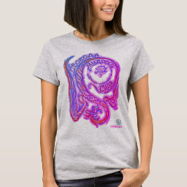 Camiseta Libertad, sabiduría y fuerza con dragón, ruso