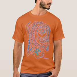 Camiseta Libertad, sabiduría y fuerza con dragón, ruso