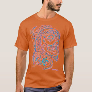 Camiseta Libertad, sabiduría y fuerza con dragón, ruso