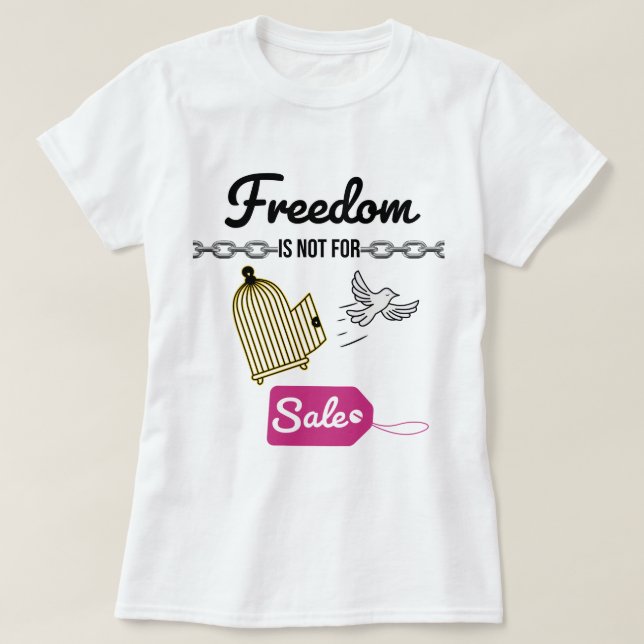 Camiseta Libertad sin precio | (Diseño del anverso)