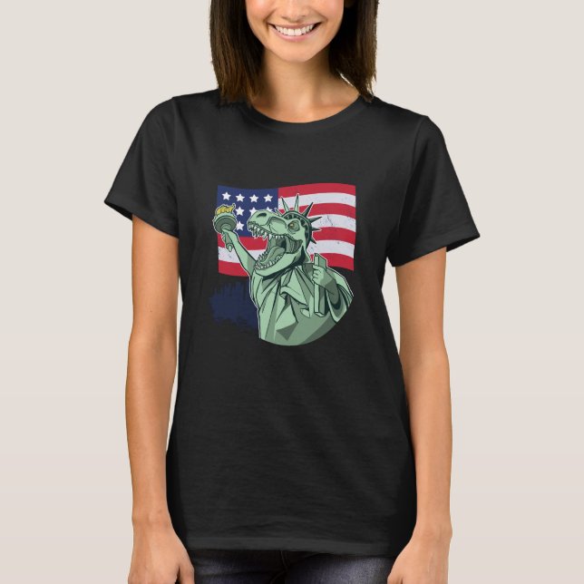 Camiseta Libertad T-Rex (Anverso)