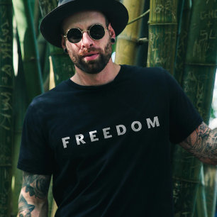 Camiseta Libertad Un verdadero patriota (2 lados)