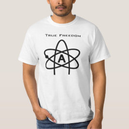 Camiseta Libertad verdadera (camiseta atea)