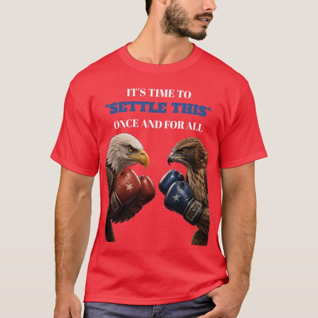 Camiseta Libertad versus enfoque en el ring (Anverso)