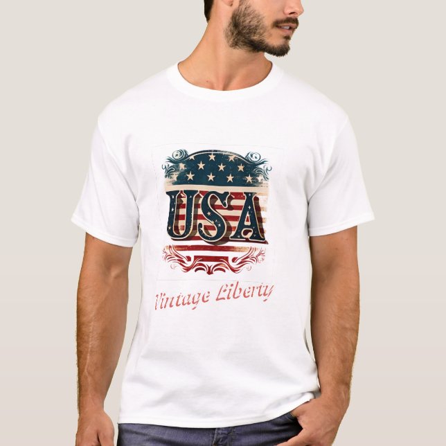 Camiseta Libertad vintage (Anverso)