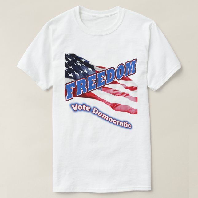 Camiseta Libertad - Voto Democrático (Diseño del anverso)