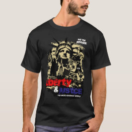 Camiseta Libertad y justicia. Estatua de la Libertad, Estad