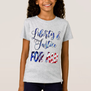 Camiseta Libertad Y Justicia Para Todos