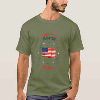 Camiseta Libertad y justicia para todos épicos patriotas es