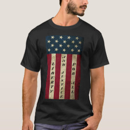 Camiseta Libertad y justicia para todos los hombres