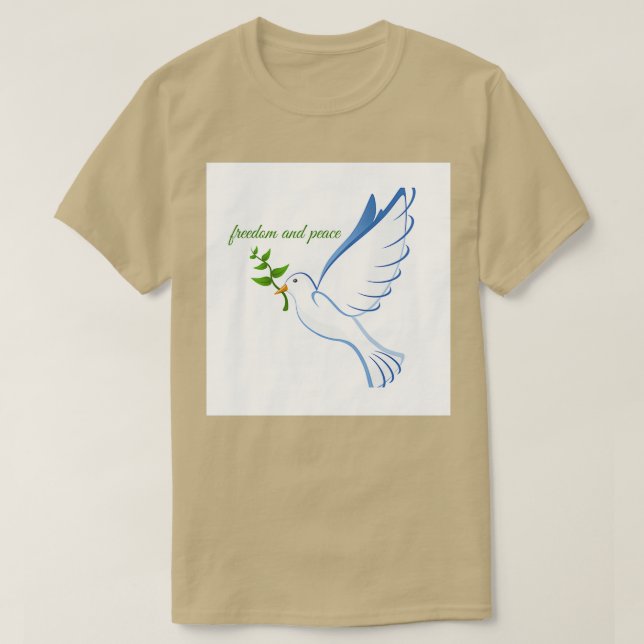 Camiseta Libertad y paz 2 (Diseño del anverso)