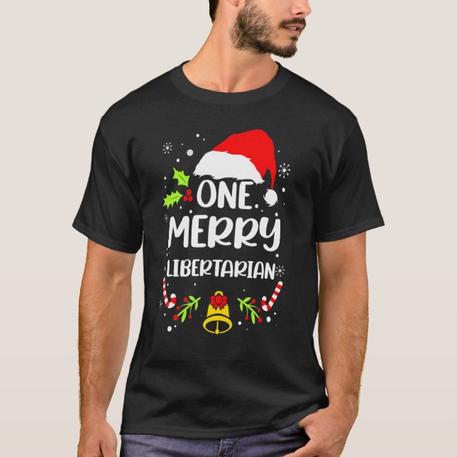 Camiseta Libertarian  One Merry Libertarian (Anverso)