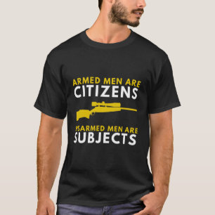 Camiseta Libertario Anti-Tiranía Armado De Ciudadanos 2º Ad