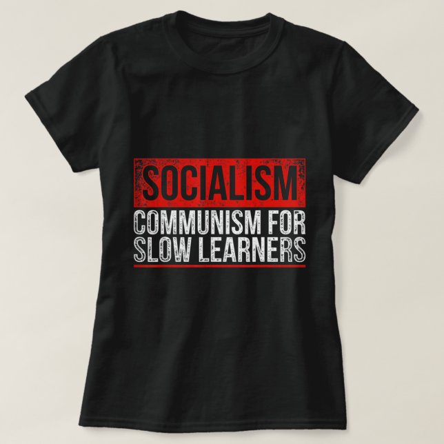 Camiseta Libertario, capitalista y antisocialista (Diseño del anverso)