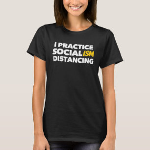 Camiseta Libertario, practico el distanciamiento socialista