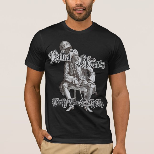 Camiseta Libertario radical (Anverso)