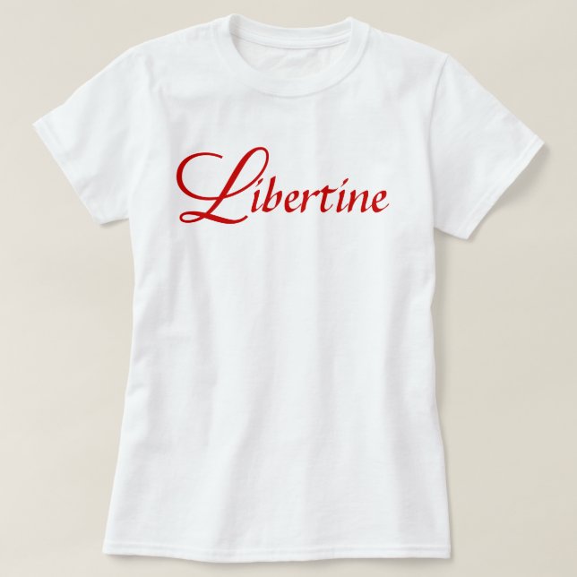 Camiseta Libertina (Diseño del anverso)