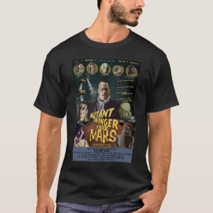 Camiseta Libertino del mutante del ESTILO de Marte una