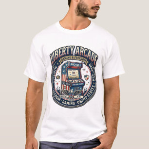 Camiseta Liberty Arcade Patriótico Patriótico Arcade Jugado