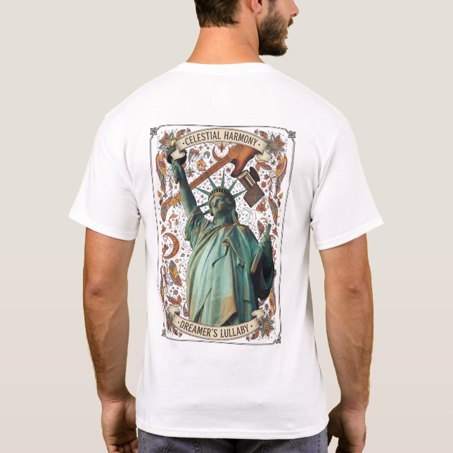 Camiseta Liberty | Artistic Statue & Dreamer’s Lullaby Grap (Reverso)