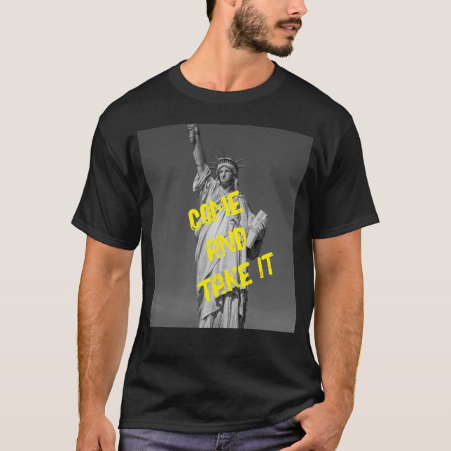 Camiseta Liberty come y tómenlo (Anverso)