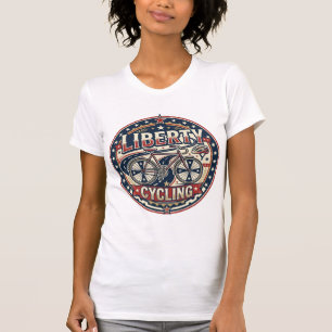 Camiseta Liberty Cycling Patriótico Ciclismo Patriótico Vin