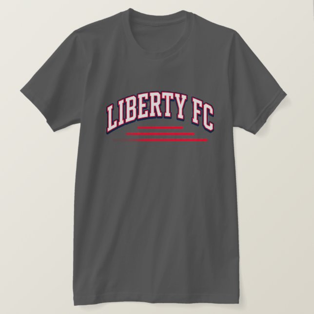 Camiseta Liberty FC Navy Star Tee Premium de Fútbo (Anverso del diseño)