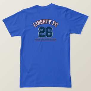 Camiseta Liberty FC Navy Star Tee Premium de Fútbo