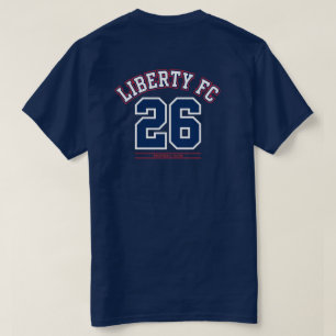 Camiseta Liberty FC Navy Star Tee Premium fútbol USA