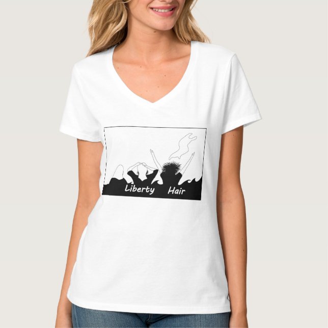 Camiseta Liberty hair (Anverso)