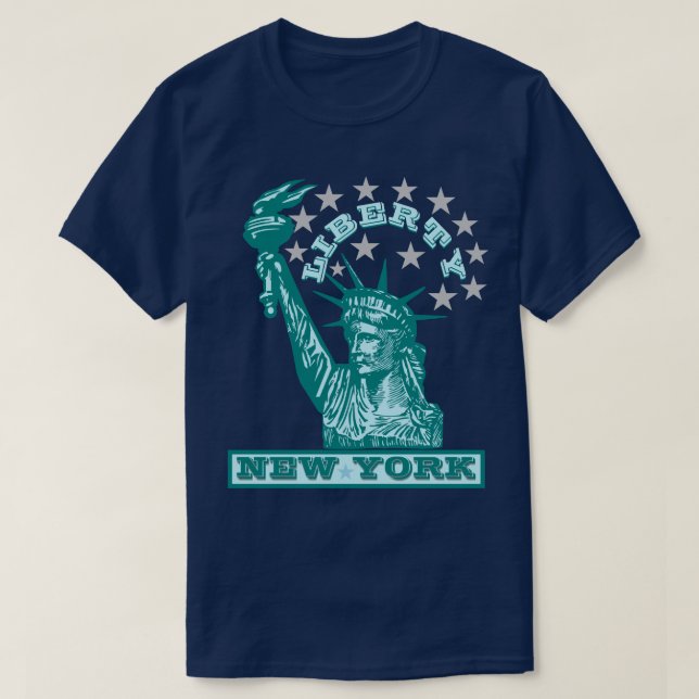 Camiseta Liberty New York (Diseño del anverso)