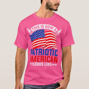 Camiseta Liberty USA Lover Patriotic American Flag 4O