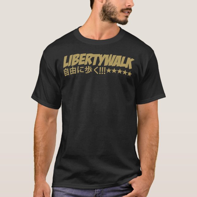 Camiseta Liberty Walk Logo with Japanese Characters Classic (Anverso)