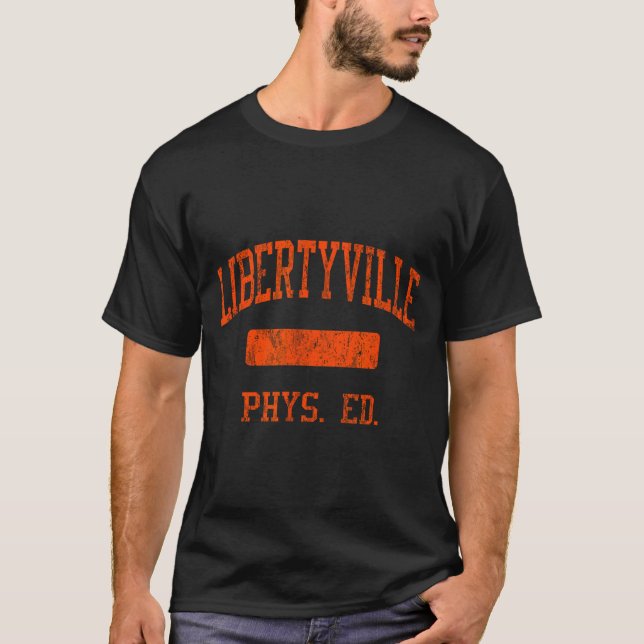 Camiseta Libertyville High School Hs Libertyville Il Phys E (Anverso)