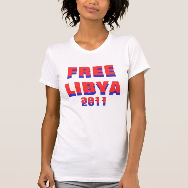 CAMISETA LIBIA GRATUITA 2011 (Anverso)